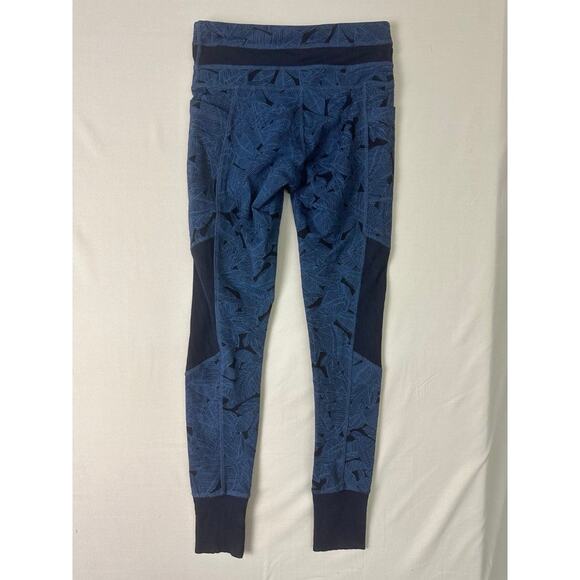 Athleta Tropical Excursion Tight Jogger Leggings Blue XS Workout Pants - Picture 2 of 4
